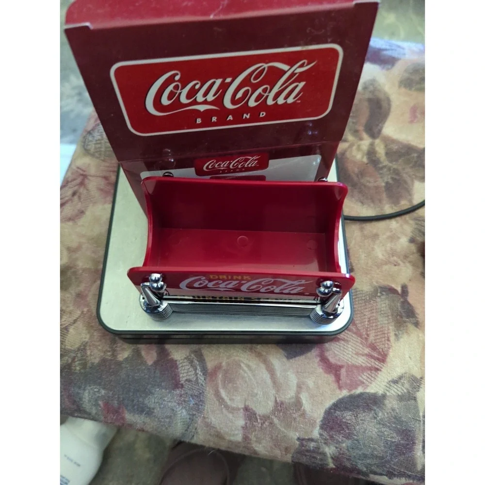Coca Cola 1997 Nostalgic Red Fountain Service Sugar Packet Caddy Vintage